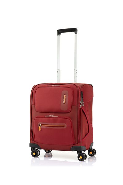 American Tourister MAXWELL  Soft Spinner Trolley Luggage Cabin  RED