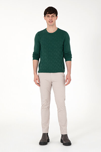 U.S. Polo Assn. Erkek Taş Kanvas Pantolon 50291162-VR049