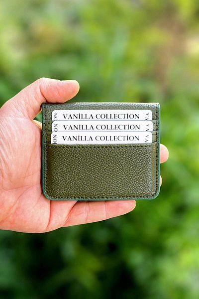 VANİLLA Super Thin Ergonomic Vegan Leather New Generation Card Holder Wallet Portfolio Otto Model