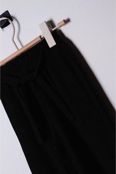 minibambi Girl's Belted Tirilti Fabric Trousers