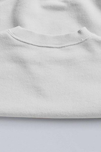 Butik Hanorac alb unisex pentru copii - decolteu