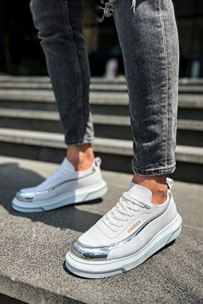 Chekich Kömen Ch041 Cbt Renaissance Erkek Ayakkabı Beyaz/gumus