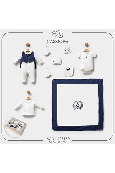 Cassiope 10-Piece Bow Tie Patterned Baby Hospital Outlet - 427489