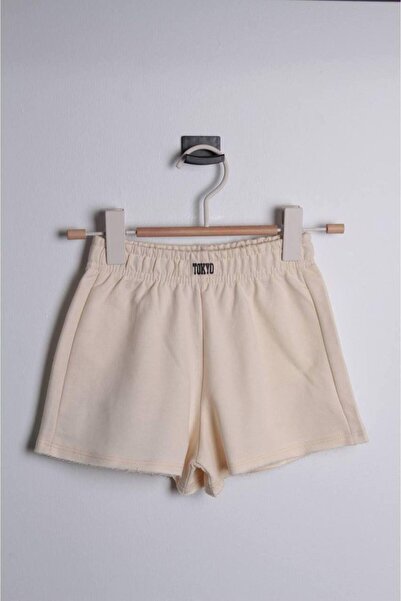 minibambi Devojčice, krem boja, Pleteno kratke hlače