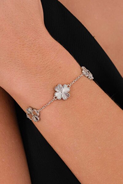 AcestesDesign Yonca 4 Yapraklı Şans Model 3 Motif Lazer Kalemli Işıltı Özel S...