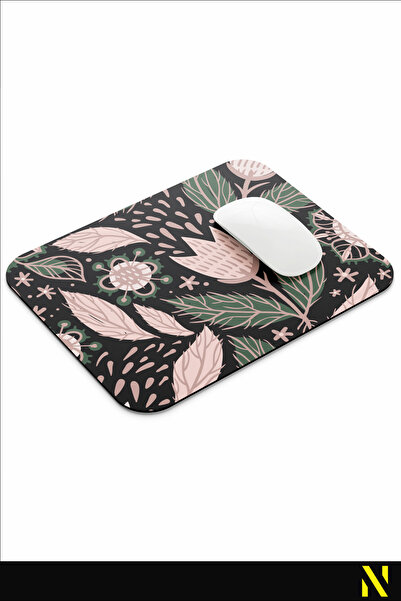 nilizma Flower Patterned Colorful Ergonomic Mouse Pad Non-Slip Base Home and ...