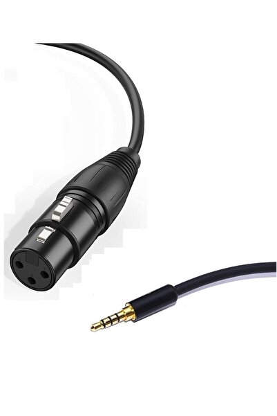 Mykablo 3.5 Mm - Xlr Kaliteli Cep Telefonu Mikrofon Kablosu 1.5 Metre
