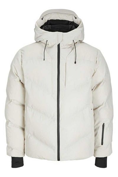 Jack & Jones Men's Wind Resistant Hooded Puffer Coat - Slay