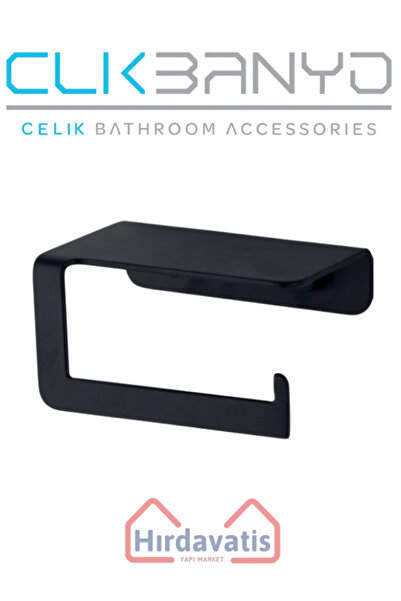 ÇELİK BANYO Paris DKP Kağıtlık Mat Siyah