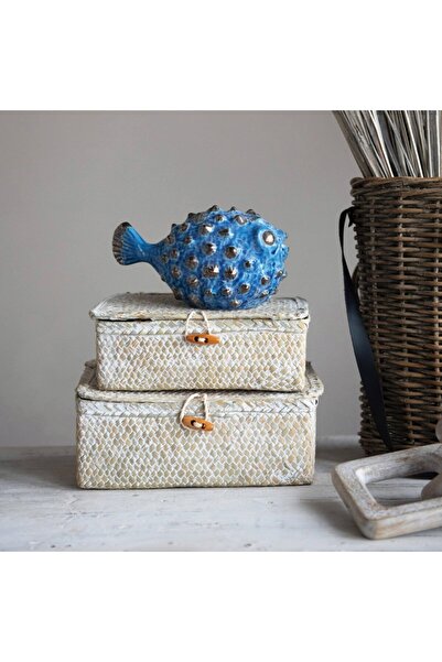 Warm Design Porselen Dekor Balık