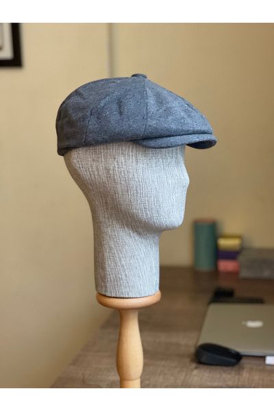 Rupen Kraft Peaky Blinders Model Men's Cap - Draped Wool English, Solid Winter