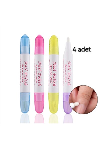 Lesvip's 4 Adet Oje Temizleyici Düzeltme Kalemi Nail Polish Removal Pen