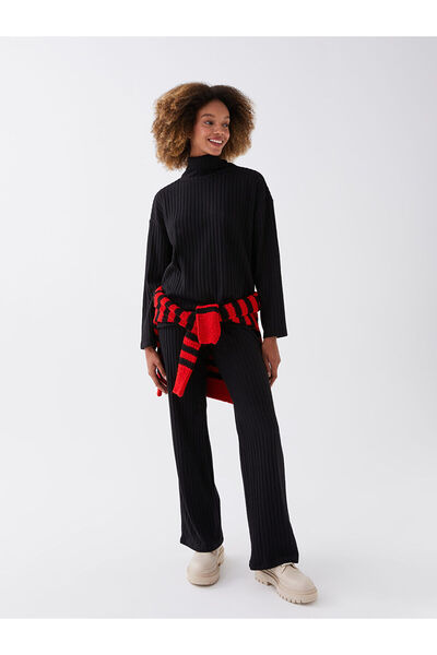 LC Waikiki Turtleneck Plain Long Sleeve Women's Sweatshirt