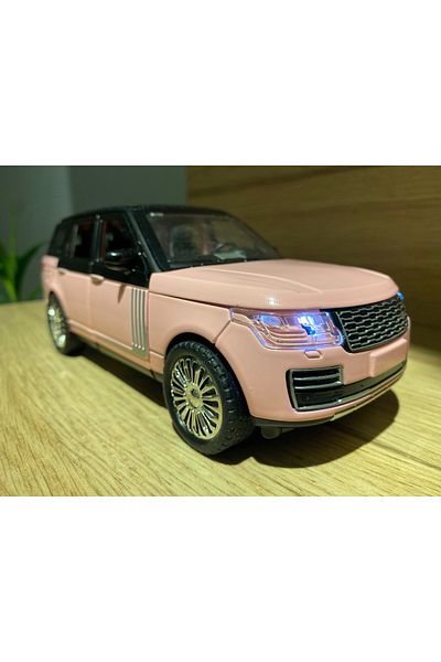 liss çarşı سيارة موديل 1.24 بوصة من رينج روفر Suv بمقابض معدنية وأبواب مفتوحة ومصباح أمامي وضوء إيقاف الصوت