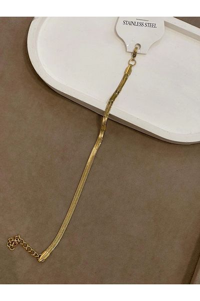 Butik 4mm Italian Crush Steel Bracelet