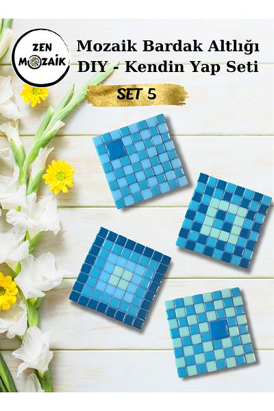 Zen Mozaik Zen Mozaic - Mosaic Coasters DIY Set - Discover Your Creativity!