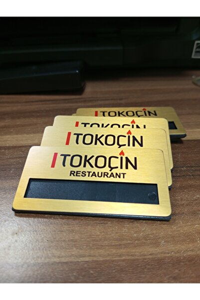 umurcraft Μεταλλική θήκη για κάρτα ταυτότητας 30 τεμαχίων με βελόνα και τυπωμ...