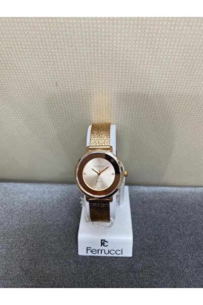 Ferrucci FERRUCCİ FC 03379H.03 ساعة يد نسائية بحبل من الخوص