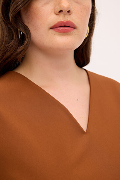 Love My Body V Yaka Kolsuz Elbise