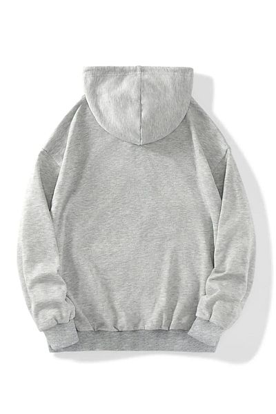 npLStore Unisex 2Ip Knitted Fabric Printed Zippered Sweat Cardigan