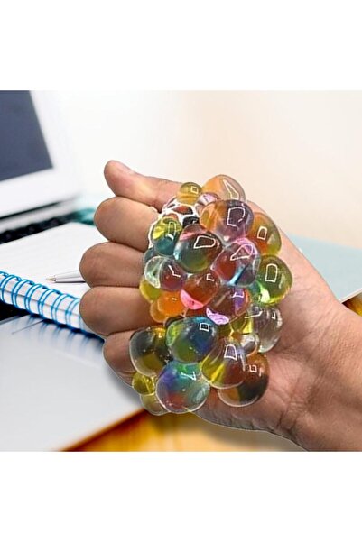 Reflect Your Style 1 Sıkma Topu Rengarenk Ithal Model El Hareket Kuvvet Oyuncağı Şaka Sıkma Topu Jel Beyin Slime Topu