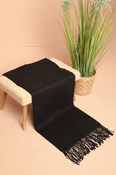 MM Mac Moda Women's Plain Boucle Shawl-Anthracite