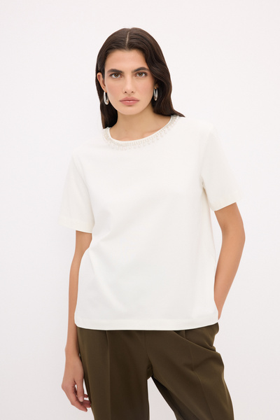 Love My Body Taş Detaylı Tişört