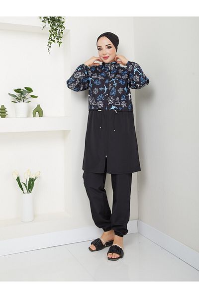 DLC Tekstil Ψηφιακό εμπριμέ με κορδόνι μέσης Hijab Gift