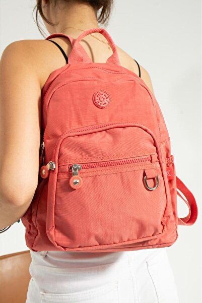 Baginn Kadın Sırt Çantası Günlük Kullanıma Uygun 30*25 Cm Klinkır Kumaş Çok C...