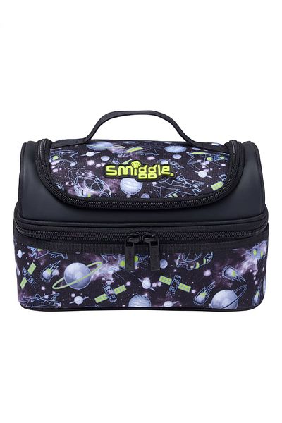 SMIGGLE Double Layer Therm Insulated Feeding Bag with Galacsi Planet Detail