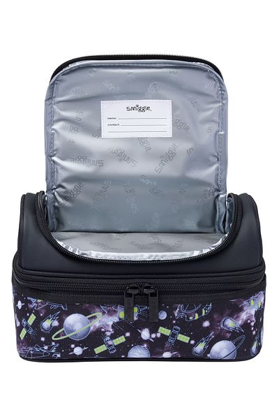 SMIGGLE Double Layer Therm Insulated Feeding Bag with Galacsi Planet Detail