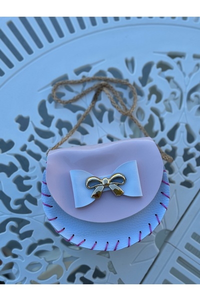 Miliva Πολύχρωμη παιδική τσάντα με λουράκι |   Μίνι παιδική τσάντα |   Πολύχρωμη τσάντα λουλουδιών με φιόγκο |   Παιδική τσάντα ώμου