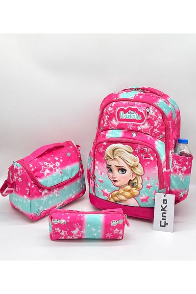 Çınka Bags Geantă ortopedică pentru școală primară cu model cu suport pentru spate - 3900