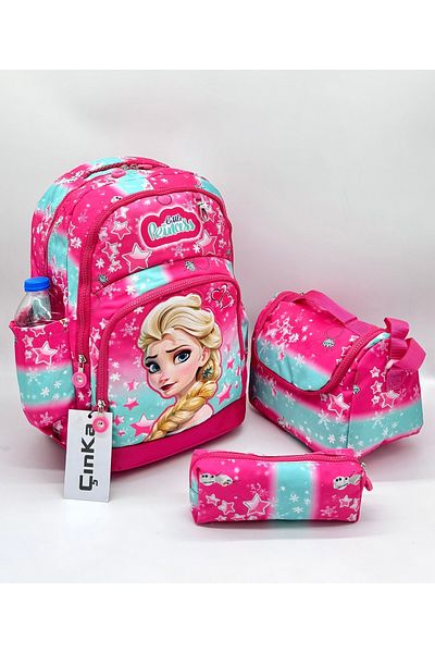Çınka Bags Geantă ortopedică pentru școală primară cu model cu suport pentru spate - 3900