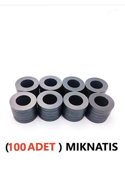 Anoffel Yuvarlak Magnet Delikli Halka Mıknatıs 17x5.7x5.3 mm