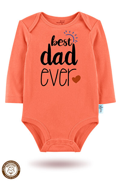 MAHFEL 100% Cotton Organic Printed Snap Fastener Baby Bodysuit