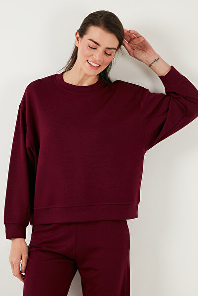 Lela Stretch Crew Neck Oversize Fit Scuba Sweat Sweat 5865879