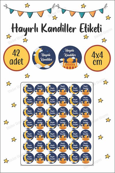 Sticker Ekspres Autocolant pentru lampă cu ulei pentru zile binecuvântate cu fundal albastru închis
