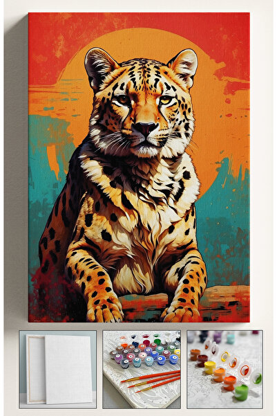 Akihabara Sayılarla Boyama Hobi Seti Çerçeveli Numaralı Tuval Fırça Boya Dahi...