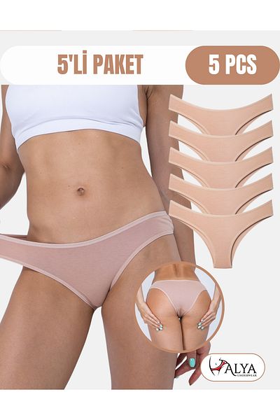 ALYA UNDERWEAR Γυναικείο βραζιλιάνικο εσώρουχο 5 τεμαχίων (TEN)
