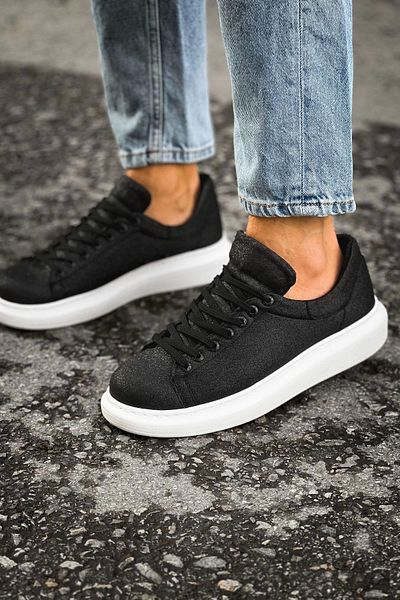 Chekich Komen Ch275 Silvery Men's Shoes Black