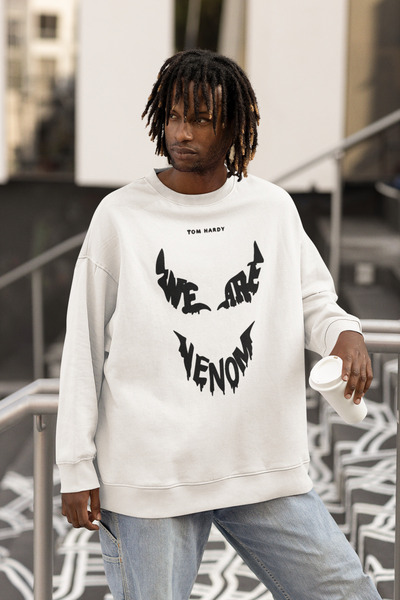 SEVBANO Mi smo Venom majica sa štampanim unisex dizajnom veće veličine
