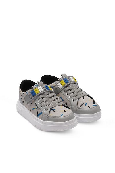 Slazenger Numancia Boy's Sneaker Shoes Gray / Black