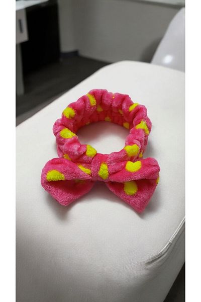 KANİNCHEN Banda de păr elastică pentru spălarea feței Super Soft Spa pentru femei