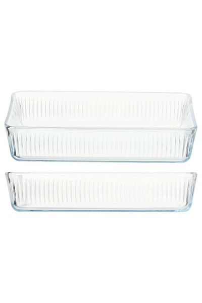 Paşabahçe Pasabahce Borcam Dikdörtgen Tepsi, 3000 cc - 30x20x6 cm