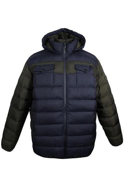 DEKONS Men's Large Size Oversize Thick Winter Hooded Coat Suitable for 185 Kilo