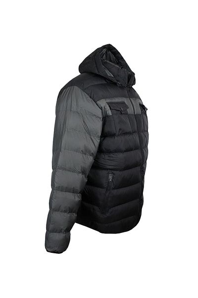 DEKONS Men's Large Size Oversize Thick Winter Hooded Coat Suitable for Weight between 125-132