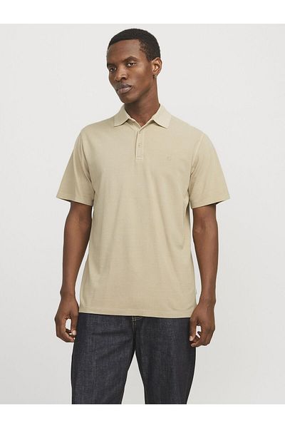 Jack & Jones Premium Poloshirt Einfarbig Hemdkragen Poloshirt