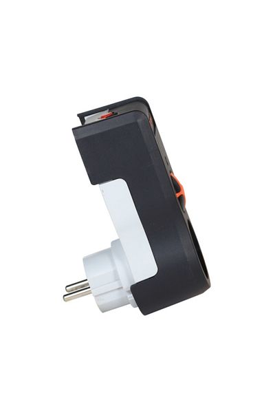 Tunçmatik Single Surge Protected Socket Black Powersurge Tsk19020