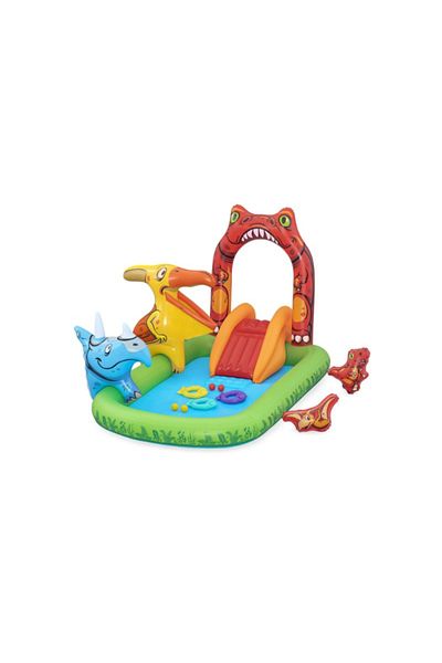 BESTWAY ® 7'11" x 55" x 54"/2.41m x 1.40m x 1.37m Jurassic Splash Play Center